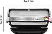 Tefal Optigrill+ XL, parrilla inteligente, 9 programas, modo manual, XL para hasta 8 personas, GC722D16