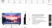 Smart TV LED Philips 32PFS6000 2K HD de 32 pulgadas con Pixel Plus, plataforma Titan OS y sonido Dolby Digital - Compatible con Alexa y el Asistente de Google