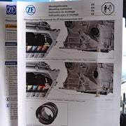ZF 1068.298.062 Kit de filtros hidráulicos para transmisión automática BMW con ATF LifeguardFluid 6 + juntas (kit de cambio de aceite, 6 piezas)