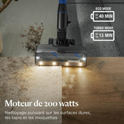 Bissell PowerClean FurFinder, Aspiradora Escoba sin Cable, Motor 200W, Iluminación FurFinder, Cepillo Anti-enredos, Aspiradora sin Cable, Autoportante, Filtro HEPA, Batería Extraíble de 2000 mAh, 40 min, 4089N