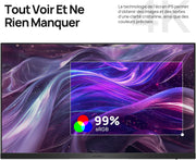 Monitor de PC KOORUI N07 de 27 pulgadas, 4K UHD (3840x2160), IPS 60Hz HDR10 Adaptive Sync, 2x HDMI 2.0 y DisplayPort 1.4, VESA 100x100mm, cuidado ocular