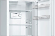 Frigorífico combi Bosch KGN36NWEA Serie 2, 186 x 60 cm, 215 L de refrigeración y 87 L de congelación, NoFrost: nunca más tendrá que descongelar, iluminación LED para una distribución uniforme de la luz