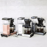 Moccamaster KBG Select, cafetera, cafetera retro, café de filtro, color blanco hueso, 1,25 L