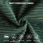 Sofá Cama Convertible 5 en 1, Sofá Cama Modular de Pana de 78.8" con Estructura Robusta, Futón Multifuncional para Espacios Pequeños, Sala de Estar y Habitación de Huéspedes