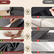 Sofá cama plegable, moderno y cómodo, con almohada mejorada, silla cama convertible, sofá de suelo plegable de espuma viscoelástica, cómodo para el hogar y la oficina