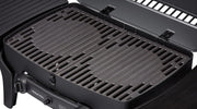 EndersGasgrill Urban II Pro, parrilla de mesa, función de asado, cocción y horneado, 2 quemadores de acero inoxidable, con termómetro para parrilla, parrilla para balcón y camping, carcasa de aluminio fundido, rejilla de hierro fundido, #2062