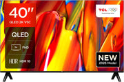 TCL 40V5C – TV QLED Direct LED Smart Full HD 40" con Android TV y HDR - Compatible con Google Cast y Google Home, diseño delgado