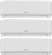 Aire acondicionado Trial Split Plus 9000 + 9000 + 12000 BTU, Wi-Fi R32, eficiencia energética A++/A+, 3 unidades interiores + 1 unidad exterior, con mando a distancia, bajo consumo energético