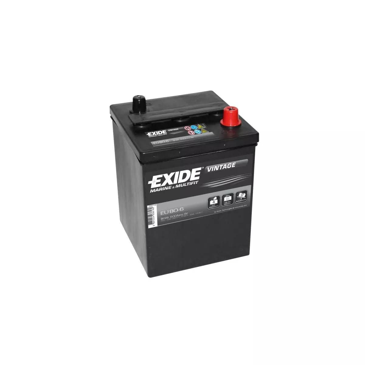 BATERÍA EXIDE VINTAGE 6V 80AH 600a M02
