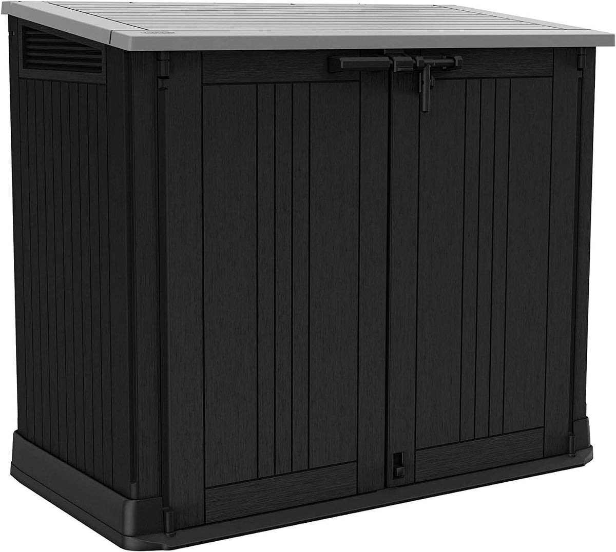 Cobertizo horizontal para cubos de basura KETER SIO Nova - 880 litros - Negro
