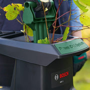 Trituradora de turbina Bosch AXT 25 TC (2500 W; adecuada para madera y residuos de jardín duros; incluye guantes de jardinería; caja colectora integrada de 53 l; en caja de cartón) – Edición