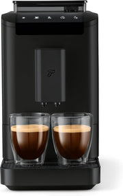 Cafetera superautomática Tchibo Esperto2 Caffè con función para 2 tazas para Caffè Crema y Espresso, Granite Black - INCLUYE set de degustación de café GRATIS