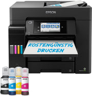 Impresora multifunción de inyección de tinta con depósito de tinta EcoTank ET-5850 DIN-A4 con Wi-Fi y fax