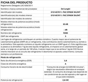 De'Longhi Pinguino PAC EL112 CST WiFi, aire acondicionado portátil con tecnología MyEcoRealFeel para habitaciones de hasta 110 m³, 11.000 BTU/h, 2,9 kW, 63 dB, función de deshumidificación, A+, control por aplicación y voz, blanco