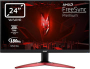 Acer Nitro KG241YS3biipf - Monitor Gaming de 24" Full HD, 180Hz (1920x1080, 16:9, FreeSync, 1ms VRB, 250 Nits, Comfyview, BluelightShield, 2xHDMI 2.0/1xDP 1.2) Monitor para PC inclinable, color negro