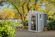 KETER - Caseta de jardín Manor 46 - 2,2 m² - Gris