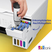 Impresora multifunción de inyección de tinta Wi-Fi Epson EcoTank ET-2826 A4, con un suministro de tinta incluido de hasta 3 años