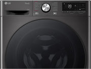 LG F4WV7080, Clase A, lavadora de carga frontal 8 kg, 1400 rpm, AI Direct Drive, Wi-Fi, limpieza profunda con vapor, gran capacidad, TRIPLE A, puerta exterior de cristal templado, 62 x 60 x 85 cm, blanco