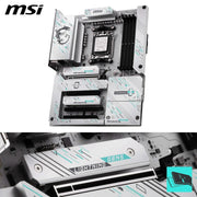 Placa base MSI B850 Gaming Plus WiFi PZ ATX - para procesadores AMD Ryzen 9000/8000 / 7000, AM5 - DDR5 Memory Boost (8200+ MT/s OC), PCIe 5.0 x16, M.2 Gen5, Wi-FI 7, LAN 5G