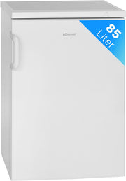 Congelador Bomann con 85 l de capacidad útil, congelador pequeño con 3 cajones, bisagra de puerta reversible, congelador con clasificación de 4 estrellas, silencioso y eficiente, solo 131 kWh/año - GS 2196.1 blanco