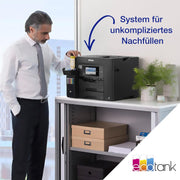 Impresora multifunción de inyección de tinta con depósito de tinta EcoTank ET-5850 DIN-A4 con Wi-Fi y fax