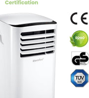 Aire acondicionado portátil Comfee MPPH-09CRN7, 9000 BTU 2,6kW, refrigeración, ventilación y deshumidificación, para habitaciones de hasta 88m³ (33㎡), aire acondicionado portátil con tubo de escape