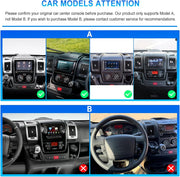 Autorradio Android 4G+64G para Fiat Ducato 3/Peugeot Boxer 2/Citroen Jumper 2 2006-2022 con Carplay inalámbrico, Android Auto, GPS, navegación, WiFi, pantalla de 9 pulgadas, Bluetooth, FM/RDS/32EQ/USB/SWC y cámara de visión trasera