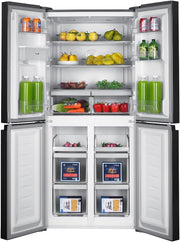 Refrigerador multipuertas GEDTECH GMP470IXT 470L (301L + 169L) - Dispensador de agua - No Frost - Acero inoxidable