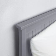 HEMNES Cama nido con 3 cajones, gris, 80x200 cm