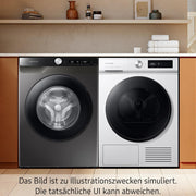 Lavadora Samsung, 9 kg, 1400 rpm, clase energética A, programa de microplásticos, Ecobubble, 14 programas, WiFi SmartControl, negro, WW90CGC04AABEG