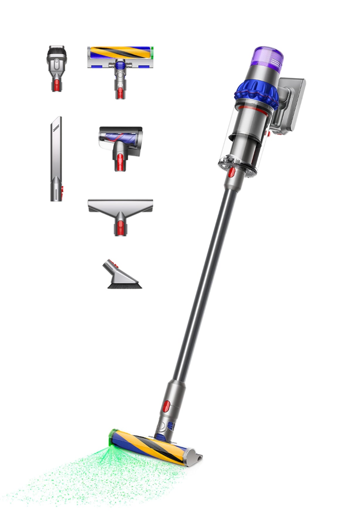 Aspiradora inalámbrica Dyson V15 Detect™ Fluffy (Azul/Gris)