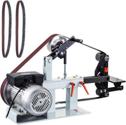 Lijadora de banda VEVOR 1500W, tamaño de banda 5,08x208,28 cm, velocidad constante 2800 r/min, lijadora de banda con varios tipos de lijado, para pulir herramientas, metal, madera y acrílico