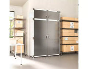Juego de gabinetes de almacenamiento extra anchos de 2 piezas Seville Classics UltraHD, 60 x 24