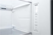 Frigorífico Side by Side LG GSGV81PYLL, Clase E, 635 L, Instaview, frigorífico con congelador, dispensador de hielo, hielo picado y agua, Total NoFrost, compresor Smart Inverter, Wi-Fi