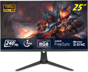 Monitor Gaming Plano YEYIAN Avance 25" FHD | 1920x1080 | Panel LED VA | Efectos RGB | Ángulo de visión 178° | Contraste 3000:1 | 240 Hz | Formato 16:9 | 16,7 millones de colores | Tiempo de respuesta 1 ms |