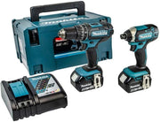 Set de 2 herramientas 18V, taladro DHP482 y atornillador de impacto DTD152 (2x5,0 Ah) - DLX2131TJ