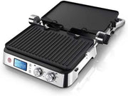 Braun MultiGrill 9 CG 9047, Parrilla Eléctrica con Placas para Grill, Cocción, Gofres, 2 Termostatos Independientes, 3 Posiciones de Cocción, Placas Aptas para Lavavajillas, 2000W, Negro/Acero Inoxidable