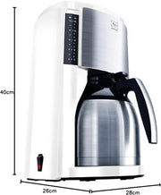 Melitta Look Therm Selection - Cafetera de filtro - con jarra térmica - 10 tazas - Negro (M 661 BK SST)
