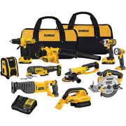 Kit combinado de taladro inalámbrico DEWALT 20V Max, 10 herramientas (DCK1020D2)