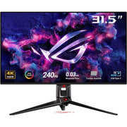 Monitor Gaming ASUS ROG Swift OLED PG32UCDM ― 32 pulgadas, panel QD-OLED 4K (3840 x 2160), 240 Hz, 0,03 ms (GTG), compatible con G-Sync®, disipador térmico personalizado, 99% DCI-P3, 90 W Type-C®