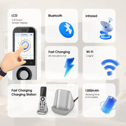 Mando a distancia universal SofaBaton X2, concentrador y base de carga, táctil, manejo con un solo botón, para 60 dispositivos IR/Bluetooth/Wi-Fi