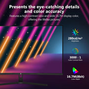 Monitor Gamer Curvo Z-Edge de 32'', 240 Hz, 1 ms, FreeSync, 1080p, Monitor para juegos con bisel ultra delgado, VA 1500R, inclinación ajustable, 2*HDMI 2.0 y 2*DP 1.4, luz LED RGB (cable HDMI incluido)