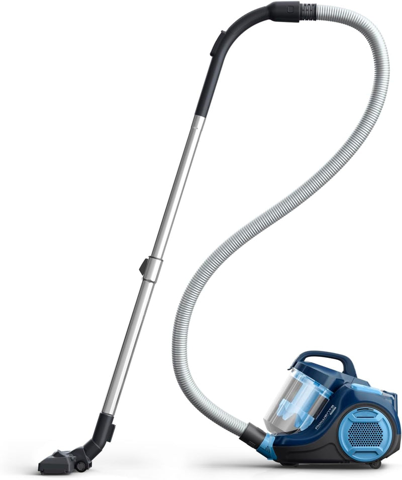 Aspiradora sin bolsa Rowenta Swift Power Cyclonic, potencia máx. de 900 W, compacta, alta filtración, numerosos accesorios RO2981EA, azul, única