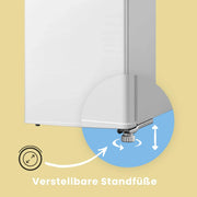 Refrigerador Comfee 131L sin congelador, compresor inverter, 72kWh/año, clase D, 39dB, cajón para frutas/verduras, Al. 84,5 An. 55,3 cm