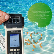Poollab 2.0 Edición Especial - Probador electrónico de piscinas (fotómetro) - 170 tabletas de rojo de fenol para análisis de valor de pH y cloro - Accesorios para piscinas (con DPD1,