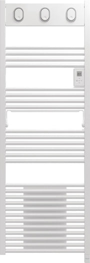Radiateur sèche-serviettes électrique soufflant Sauter Marapi 1750W tactile blanc