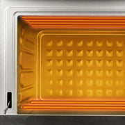 G3 Ferrari G10221 Horno Air Fryer Multifunción 32 L, 2000 W, 5 Modos de Cocción, 6 Resistencias, Temperatura Ajustable hasta 230°C, Pantalla con Temporizador, Accesorios de Acero Inoxidable sin BPA/PFOA, Negro-Plata