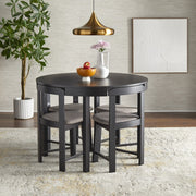 Juego de comedor redondo compacto de 5 piezas Harrisburg Tobey