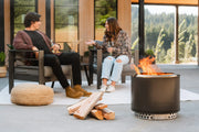 Hoguera Solo Stove Bonfire 2.0 con soporte, sin humo, cenicero extraíble, acero inoxidable, 49,5x44,5 cm, 11,4 kg, gris