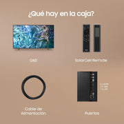 Samsung TV QLED 4K 2024 75Q60D Smart TV de 75" con más de mil millones de colores, colores certificados, el mejor Smart TV y controla tu hogar con SmartThings